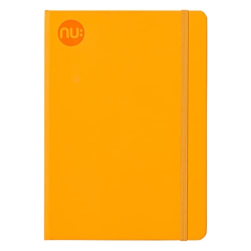 Nu Notebooks - Orange Journal - Spectrum Range - A5 Lined Notebook - Daily Planner - Note Pad - 160 Pages