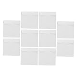 Non dommageables : fabriqués à partir de papier, ces de rangement sont sans danger pour vos et autres objets, garantissant qu'ils restent intacts pendant le stockage, boîtiers de cd, enveloppe postale plate blanche