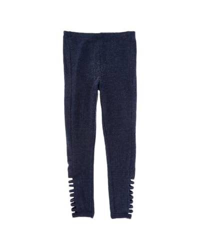 CHASER Girls Knit Legging, 4, Blue