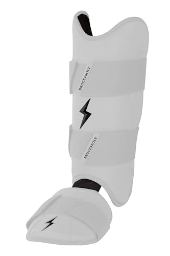 BRUCE BOLT Original Series Leg Guard - White Adult