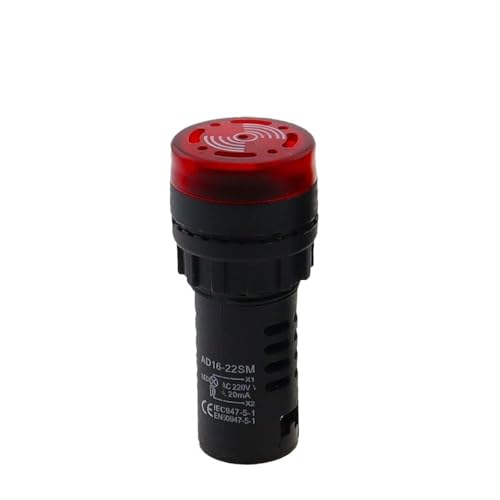 Signal lumineux clignotant AD16-22SM pour resoudre les pannes invisibles avec buzzer