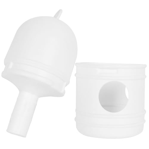 HOLIDYOYO 1 Liter Vogeltränke aus Kunststoff Tauben und Fasanen Wasserbehälter Befestigung für Geflügelkäfig Wasserspender für Hühner und Wachteln