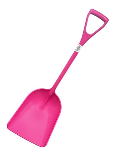 Pala cuadrada rosa con mango en D, 42 pulgadas miniatura 1