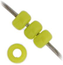 Miyuki Seed Bead 6/0 APX.22g - Chartreuse Opaque Japanese Glass Seed Beads