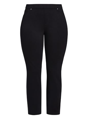 Women's Plus Size Tapered Knit Pull On Jean4