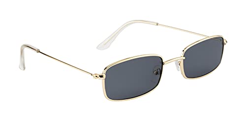 Image of Ted Smith Polycarbonate UV Protection Metal Square Sunglasses