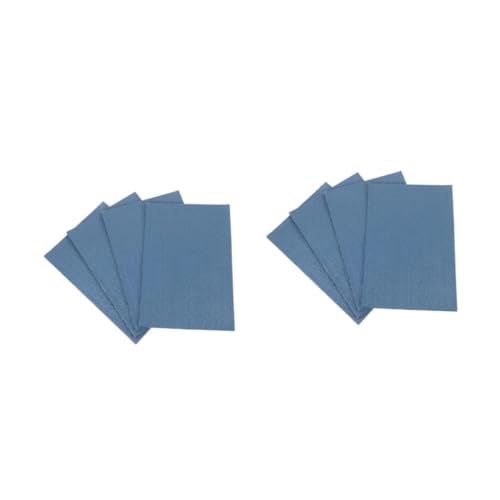 Tejas para casa de muñecas miniaturas y micro material de construcción DIY, 8 piezas