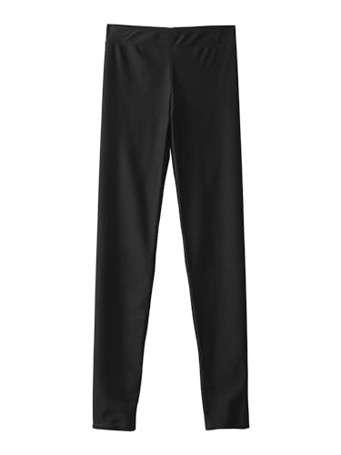 Hansber Kids Girls Swim Leggings UPF 50+ Sun Protection Rash Guard Swim Bottom Full Length Basic Tights Casualwear Trousers4