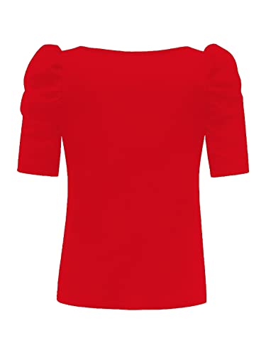 Image of Shasmi Women's Polyester Solid Slim Fit T-Shirt