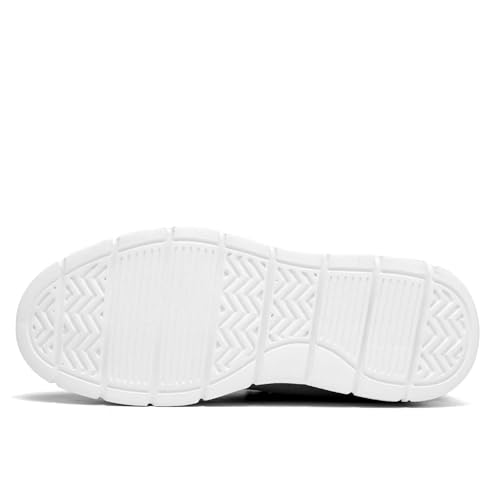 Image of Men's Casual Dress Oxfords Shoes Breathable Knit Leisure Classic Business Fashion Sneakers Lightweight Comfortable Work Soft Sole Walking Shoes