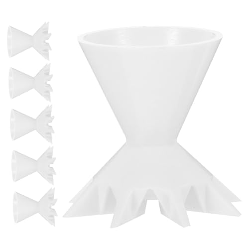 BEBEMOKO Painting Supplies 6pcs Silicone Painting Pouring Cups Pigment Mixing Cups Reusable
