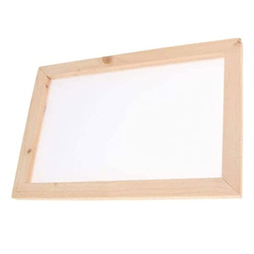 Consejos para Comprar Fabricación de papel - los preferidos. 41 Marco de malla para fabricación de papel madera, herramienta cubierta pantalla molde para manualidades impresión fabricación papel, 20x30cm