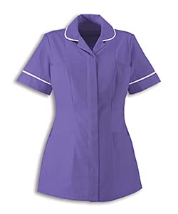 BSF Uniforms Womens Purple Collar Polycotton Large Size Dentist Apron Ideal for Doctors, Nurses, Dentists, Receptionists, Hospital Staff Etc (B09DW8MNQF) Amazon Price History, Amazon Price Tracker