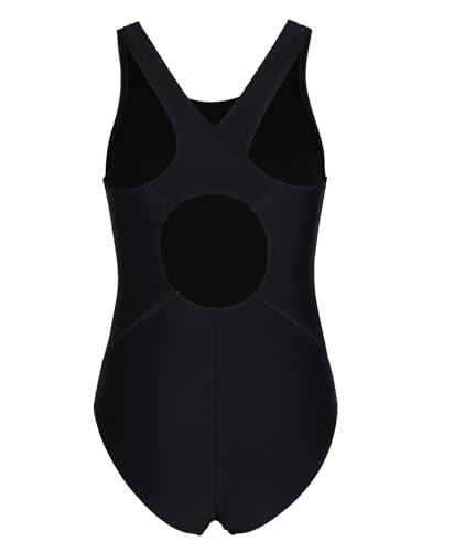 beautyin Girls One Piece Swimsuits Size 7-16 Athletic Racerback Bathing Suit2