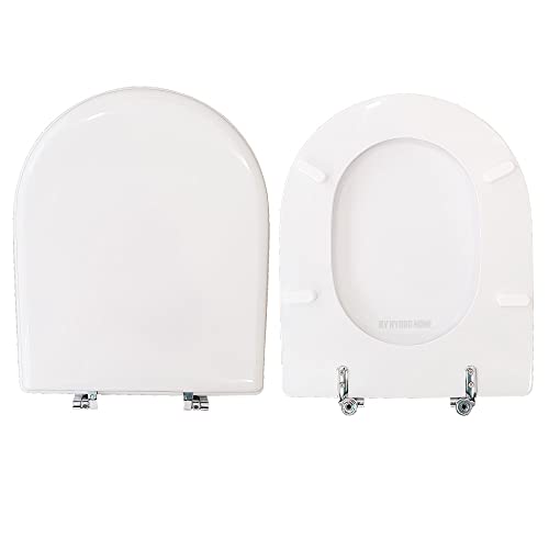 Copriwater Compatibile/Dedicato Alpina Dolomite Legno Rivestito In Resina Poliestere Bianco By Hydro Home