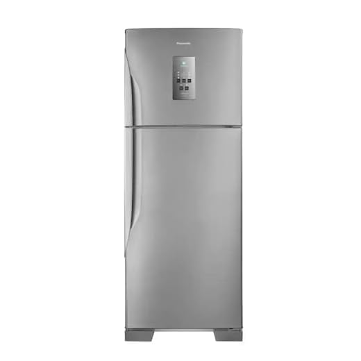 Geladeira Panasonic Frost Free 483L A+++ Aço Escovado NR-BT55PV2X - 127V