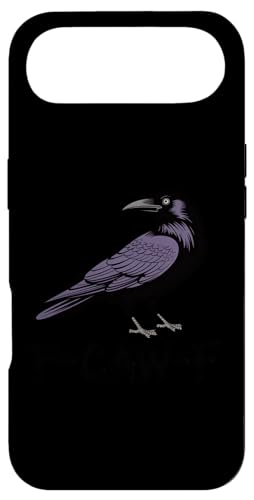 F-Caw-F Crow FCAWF Crow Funny Humor Japanese Art �X�}�z�P�[�X iPhone Air �p