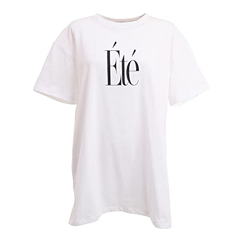 ウィッテム（HUITIEME） Tシャツ レディース 半袖 UVカット BIG PRINTシャツ HU21SEG864024WHT （ホワイト/Ｌ/Lady's）