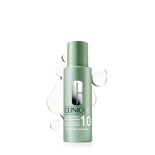 Clinique Lotion Exfoliante 1.0 Sans Alcool Exfoliant Quotidien pour Peaux Sèches et Sensibles, 200 ml