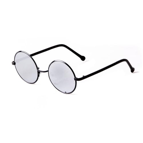 Lunettes de soleil vintage rondes en métal pour vos sorties estivales en terrasse