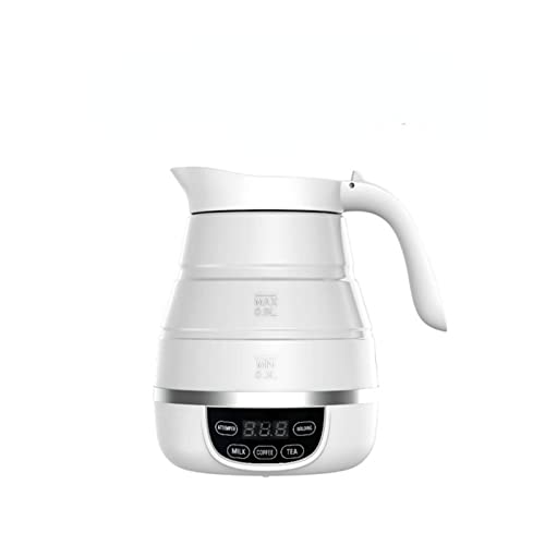 Tetera eléctrica plegable de silicona portátil 600ml miniatura 6