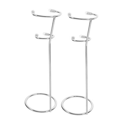 iplusmile 2個 ステンレス製ミルク泡立て器スタンド キッチン用卵泡立て器兼用収納ホルダー 強と清掃簡単な多機能ベース