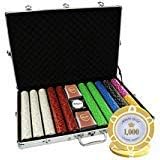 1000pcs 14g Monte Carlo Poker Room Poker Chips Set with Aluminum Case Custom Build