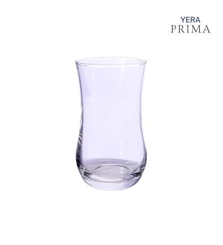 Image of Yera Prima Zest Water /Juice /Cocktail Glasses- 240 ml Each -Set of 12 pcs Transparent | Hot & Cold Drinks, Juice, Cocktail, Milkshake, Smoothie | Ideal for Home, Party, Restaurant, Gifting
