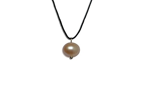 Preisvergleich Produktbild Süßwasserzuchtperlen Kette, natürlich, rosa, 9-10mm