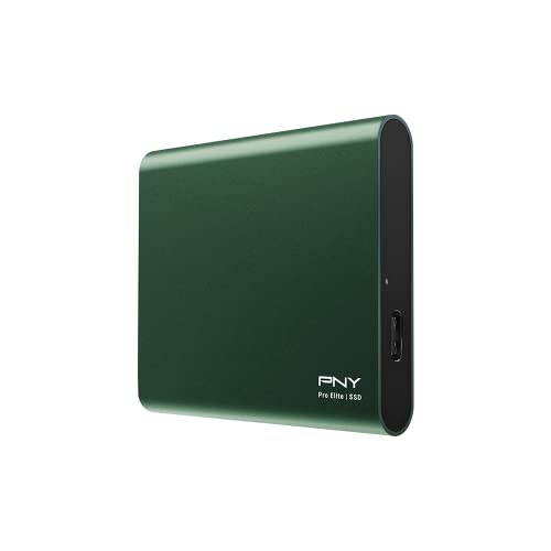 PNY Pro Elite CS2060 Color Edition 250GB USB 3.2 Gen 2 Portable SSD Type-C Dark Green - Additional View