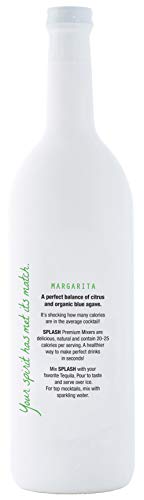 Splash Margarita Premium Cocktail Mixer| 25.4 Fl Oz Total | Low Sugar And Low-Calorie Non-Alcoholic Cocktail Mixer | Gluten Free, Keto-Friendly #TOP2
