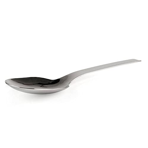 Alessi Tibidabo KL12 - Löffel für Reis- und Design-Gemüse, 18/10 Edelstahl, Poliert, Silber
