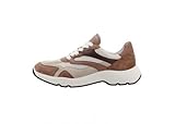 Base intercambiabile Ara Boston, Scarpe da Ginnastica Donna, Mousse Beach Cream Mocca, 38 EU Larga