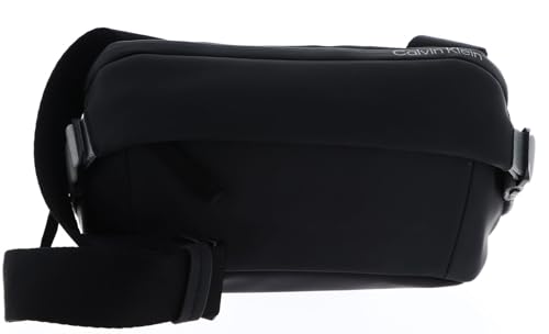 Sac à épaule bandoulière Calvin Klein Rubberized Camera Bag noir pour homme
