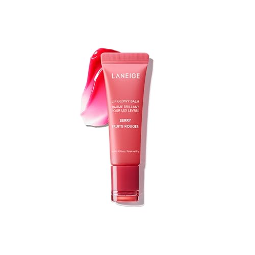 LANEIGE Lip Glowy Balm, Berry: Sheer Tinted Lip Moisturizer...