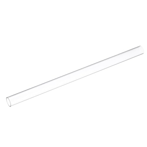 Image of uxcell Clear Rigid Tubing 5 /8 Inch(16mm) ID x 3 /4 Inch(19mm) OD x 1Ft(305mm) Length Round Plastic Polycarbonate Tube