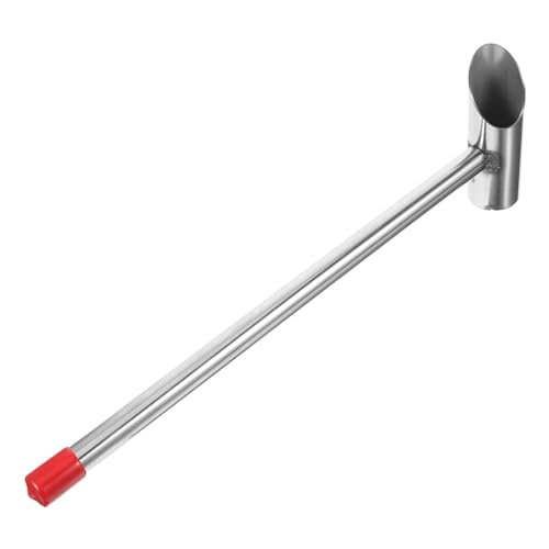 LIFKICH Marshmallow Making Sugar Scooper Long Handle Stainless Steel Spoon Cotton Candy Sugar Scoop Household Marshmallow Scoop