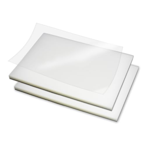 Image of RAYSON Semi-Transparent Binding Covers, 400-micron, A4, Polypropylene Plastic Binder Covers for Bound Documents, Pack of 50