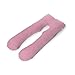 Acomoda Textil - Almohada de Embarazo Cuerpo Completo. Cojín para Embarazadas en Forma de U, Funda 100% Algodón, Desenfundable y Lavable para Dormir y Alimentar 65x140 cm. (Rosa)