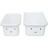2 x Deep Square Containers