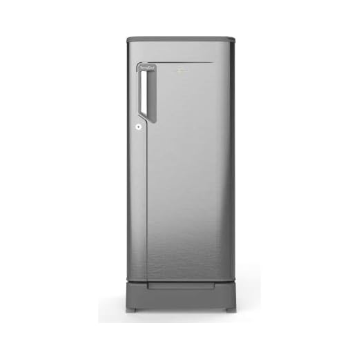 Whirlpool 190 L Direct Cool Single Door 4 Star (2019) Refrigerator (Magnum Steel, IMPWCOOL 205 ROY 4S MAGNUM STEEL/205 IMPWCL ROY 4S MAGNUM STEEL-E/205 impc roy 4s magnum steel-e)