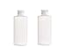 Lot de 2 flacons souples de voyage vides avec bouchon à rabat pour cosmétiques et articles de toilette en plastique Transparent 200 ml