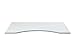 Monoprice Table Top 5 Feet Wide - White Custom Sized for Sit-Stand Height Adjustable Riser Desk - Workstream Collection