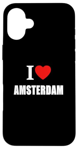 I Love Amsterdam Holland Stag And Hen �E�B�[�N�G���h�z���f�[ �X�}�z�P�[�X iPhone 16 Plus �p