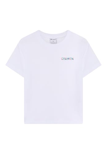 T-Shirt Champion Women Blanc L exprimez votre liberté et votre confiance au quotidien