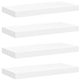 Con le sue dimensioni di 50 x 23 x 3,8 cm, l'effetto bianco e come set da 4 si adatta a molti stili di arredamento.