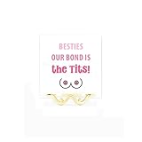 ZenVib チンアップ おっぱい アウトブービーリング 女性用 調節可能 面白い おっぱい 遊び心 パーソナライズ おっぱい 自信 ステートメント ギフト ジュエリー, 銅, 宝石なし