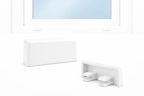 Ante Bellum Tappi di drenaggio per finestre – Tappi di scarico in plastica da 36,5 mm per telai di finestre, rimozione dell'umidità e circolazione dell'aria, riduce la condensa, facile da montare