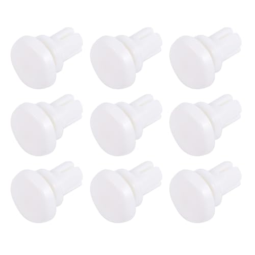 Amosfun Clip en Nylon et Boucle en Plastique Blanc, Lot de 100 Écrous à Rivet D'expansion R6080, Fixation pour Cartes Mères de Circuits Imprimés, Rivets Plastiques Résistants pour Usage