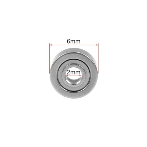 Roulement MR52ZZ 2x5x2.5mm miniature blindé en métal pour micro-moteur